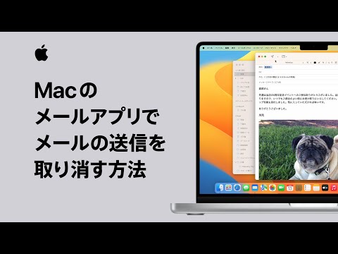 Macのメールアプリでメールの送信を取り消す方法 | Appleサポート