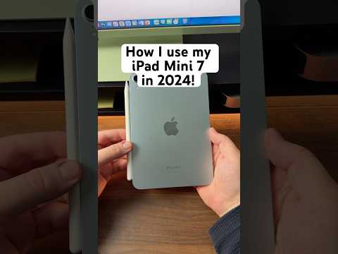 How I use my iPad mini 7 in 2024! #shorts #ipadmini7