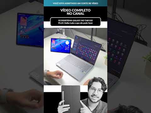 Vinculando o Tab S10 Plus com meu computador #galaxytabs10plus #galaxytab