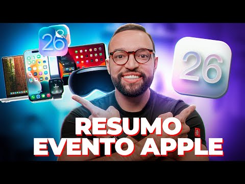 Conheça o iOS 26, iPadOS 26, macOS 26, watchOS 26, tvOS 26, visionOS26 e mais! [RESUMO EVENTO APPLE]