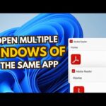 How to Open Multiple Windows of the Same App in Windows 11
