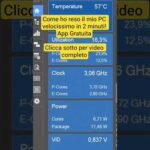 Come ho reso il mio PC velocissimo in 2 minuti! App Gratuita #windows #pc #computer