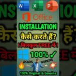 Microsoft Office Installation✓ (Original & Genuine) FREE